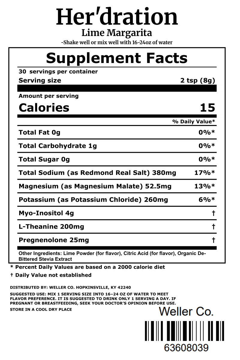 Her'dration- Lime Margarita