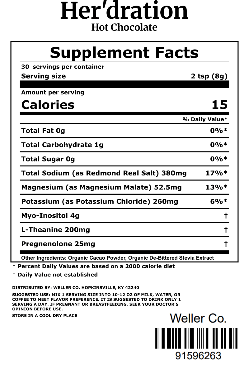 Her'dration- Hot Chocolate